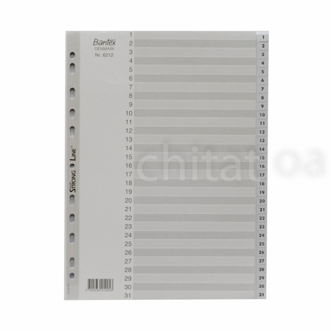 Bantex 1-31  INDEX