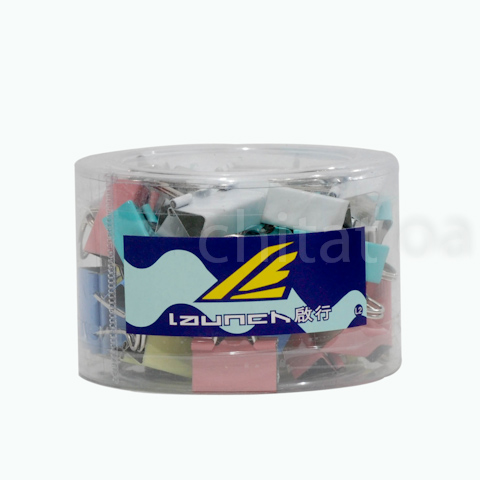 Lzunc彩色長尾夾 19mm