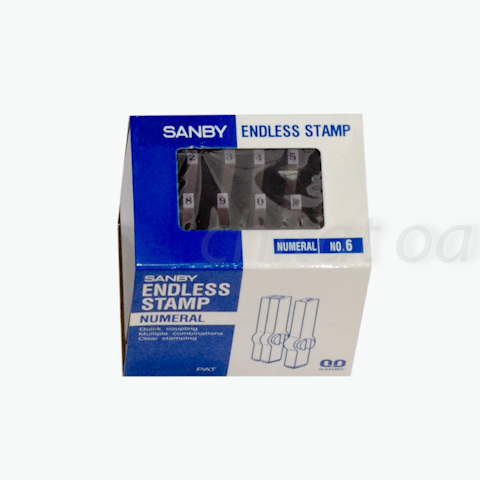 SANBYNo.6數字印 